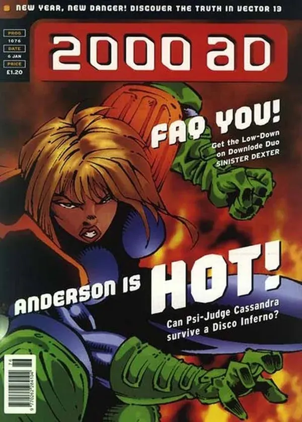 Cover of 2000 AD #1076