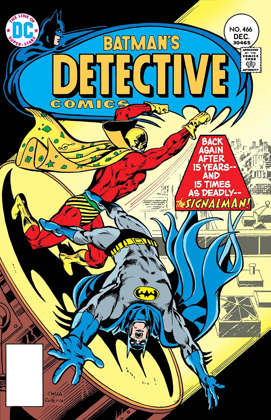 Cover of Detective Comics #466