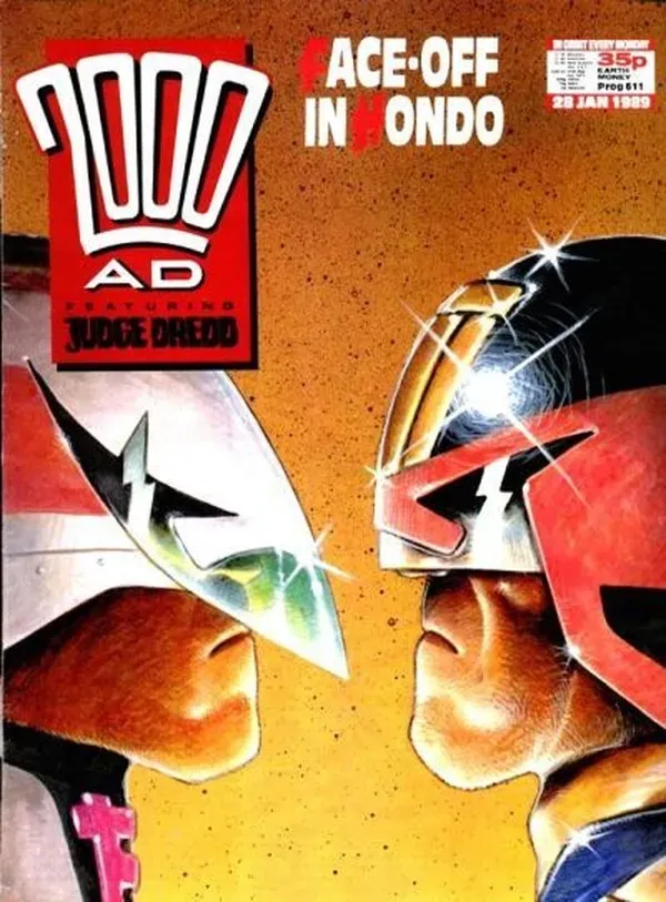 Cover of 2000 AD #611
