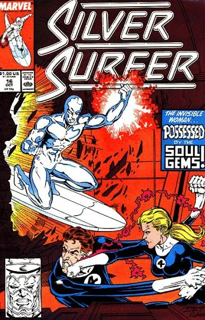 Cover of Silver Surfer #16