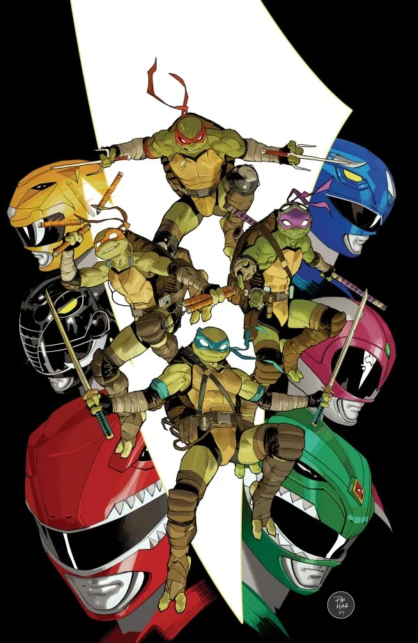 Cover of Mighty Morphin Power Rangers / Teenage Mutant Ninja Turtles III #1