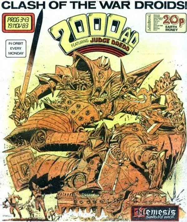 Cover of 2000 AD #343