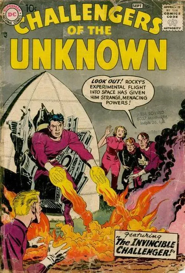 Cover of Challengers of the Unknown #3