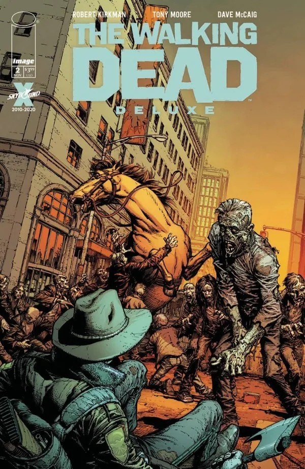 Cover of The Walking Dead Deluxe #2