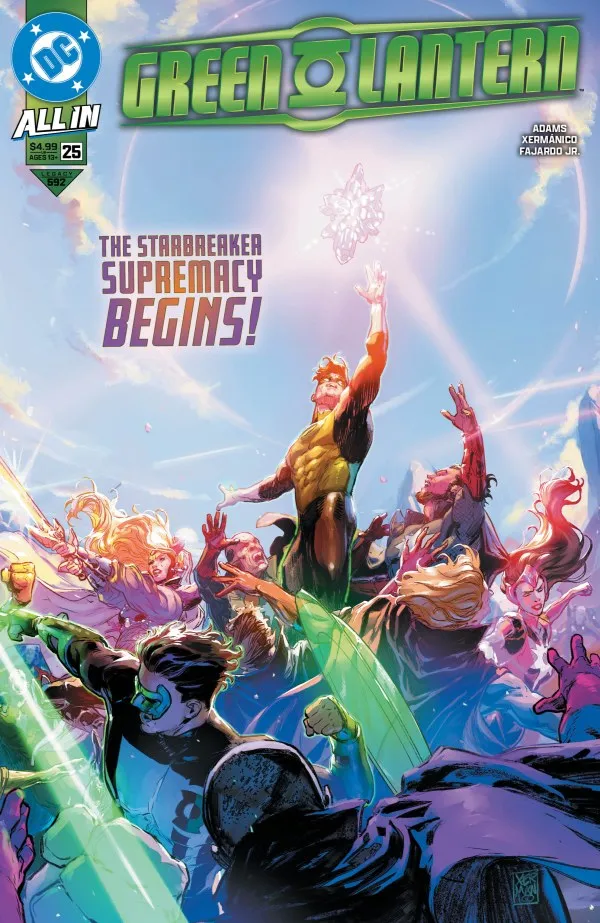 Cover of Green Lantern #25 (592)