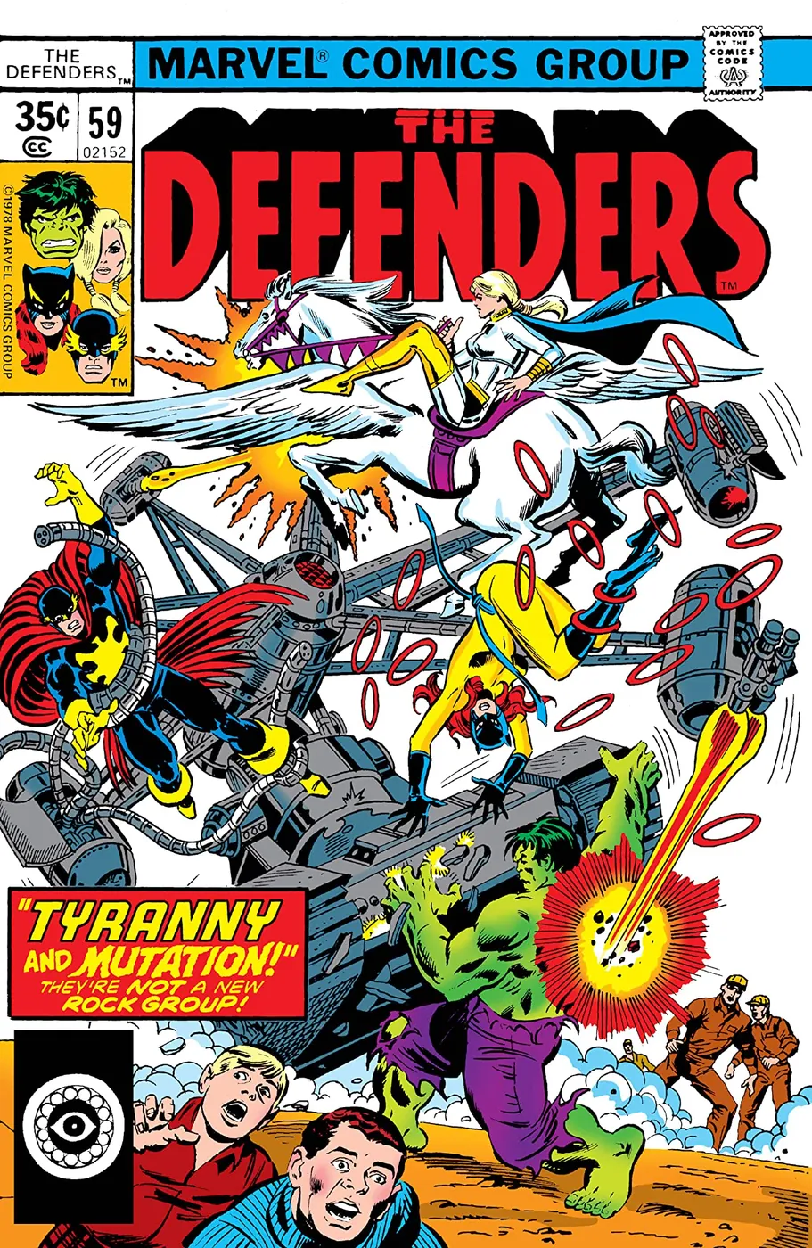 Cover of The Defenders #59