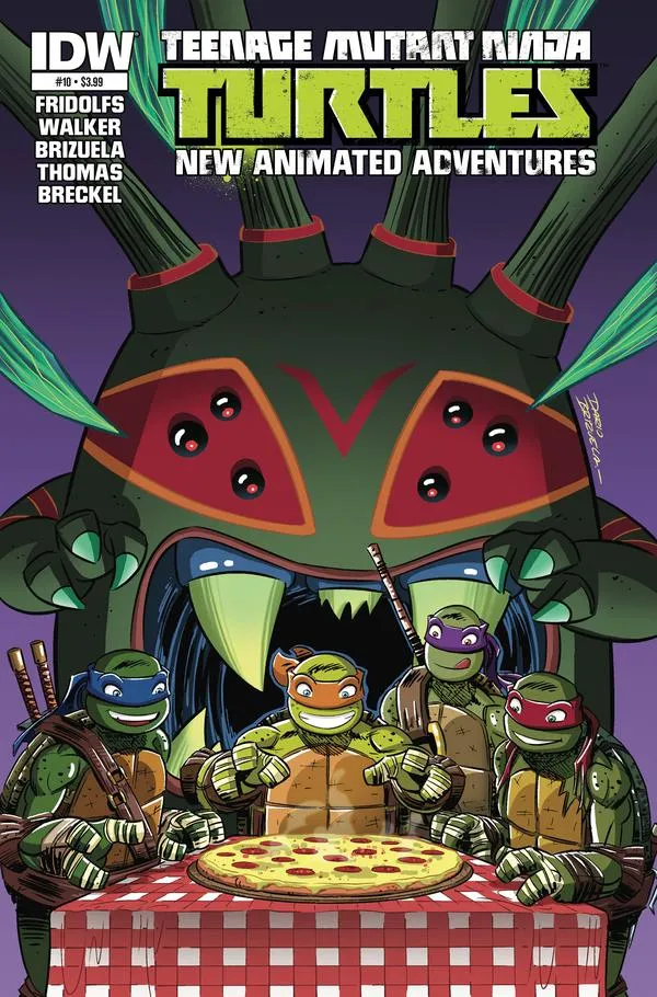 Cover of Teenage Mutant Ninja Turtles New Animated Adventures #10