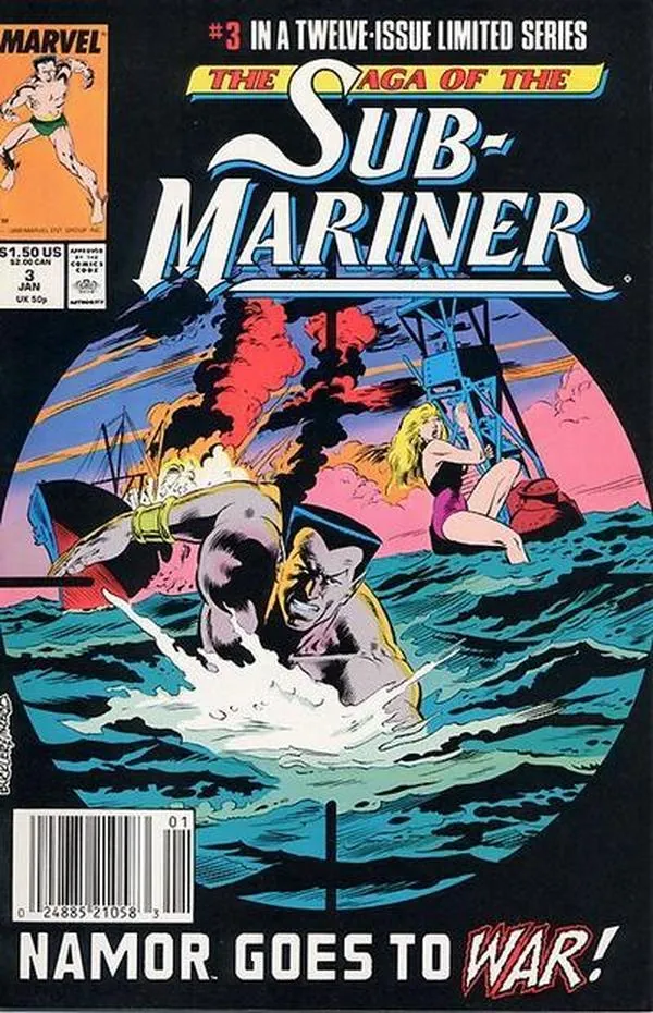 Cover of Saga of the Sub-Mariner #3