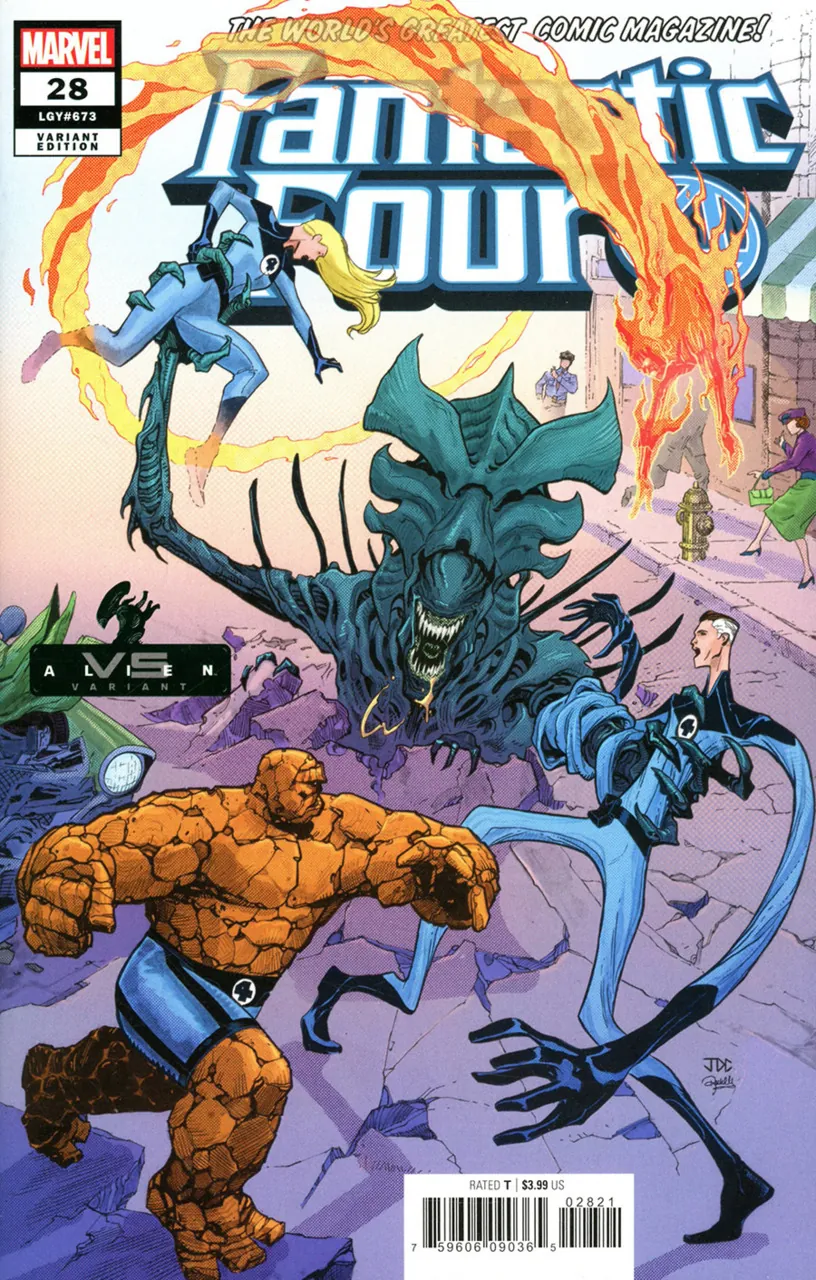 Cover of Fantastic Four #28 (673)