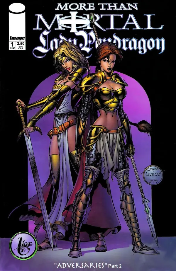 Cover of More Than Mortal / Lady Pendragon #1