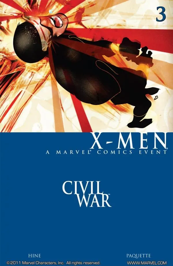 Cover of Civil War: X-Men #3