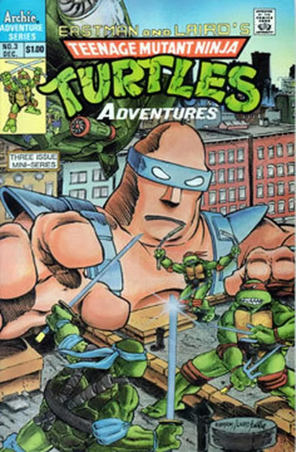Cover of Teenage Mutant Ninja Turtles Adventures #3