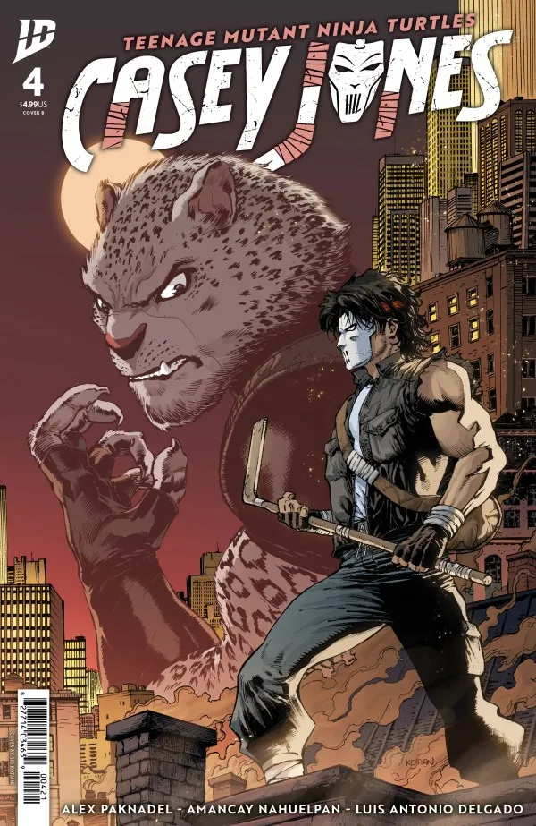 Cover of Teenage Mutant Ninja Turtles: Casey Jones #4