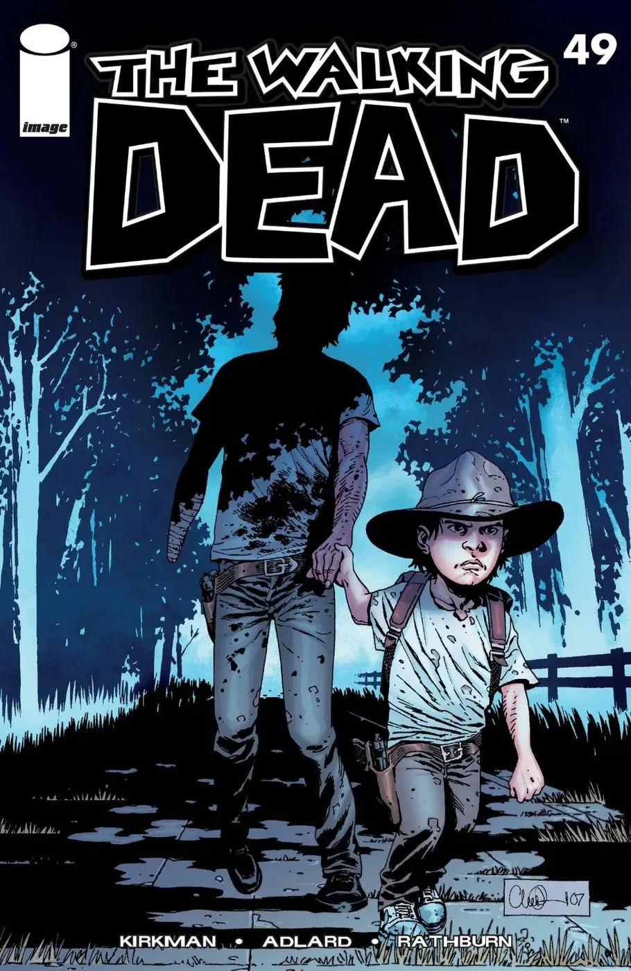 Cover of The Walking Dead #49