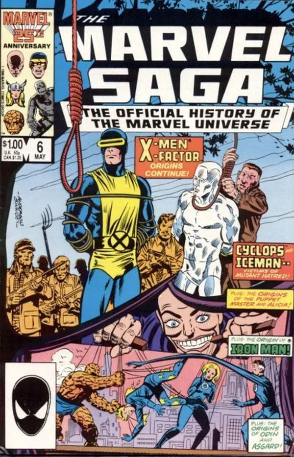 Cover of The Marvel Saga the Official History of the Marvel Universe #6
