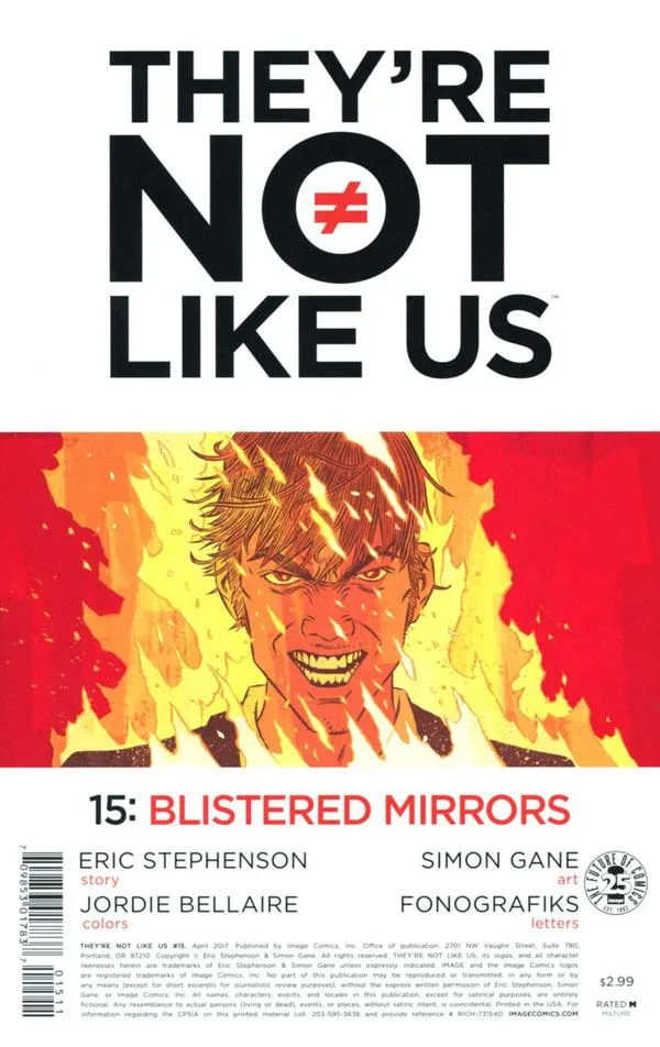 Cover of They're Not Like Us #15
