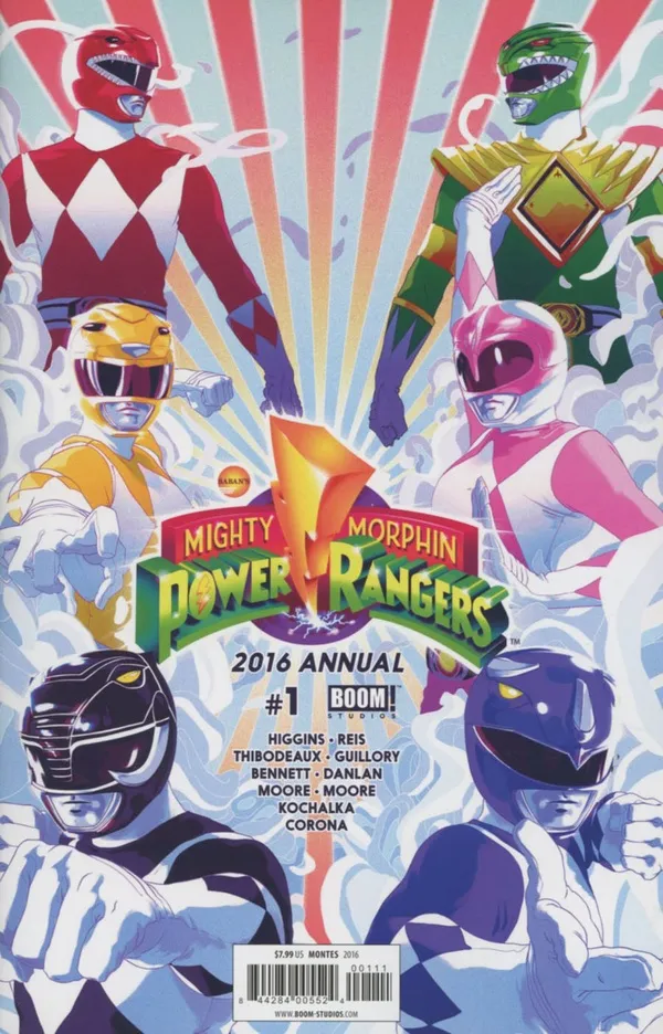 Cover of Mighty Morphin Power Rangers 2016 Annual #1