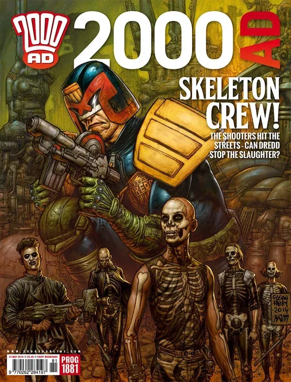 Cover of 2000 AD #1881