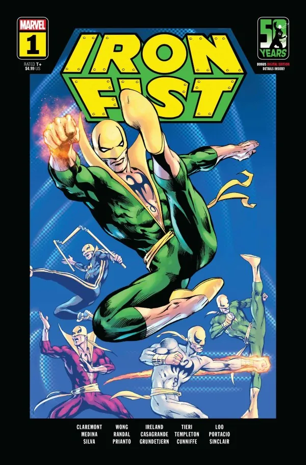 Cover of Iron Fist 50th Anniversary Special #1