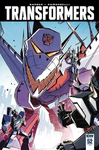 Cover of The Transformers #52