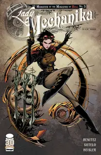 Cover of Lady Mechanika: The Monster of the Ministry of Hell #3