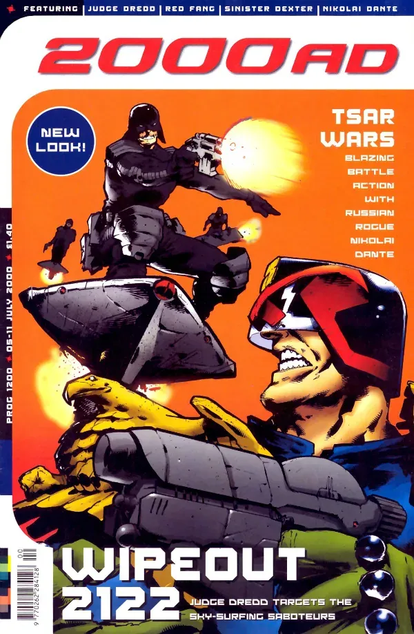 Cover of 2000 AD #1200