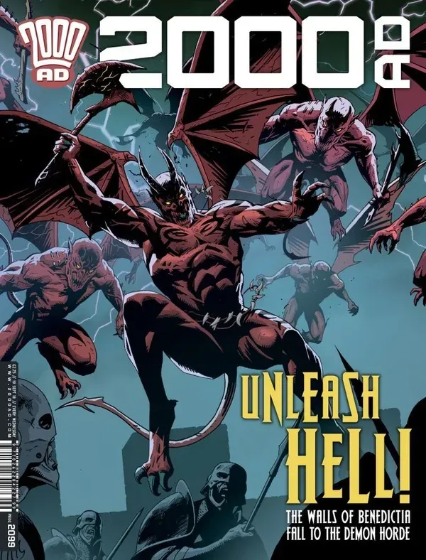 Cover of 2000 AD #2099