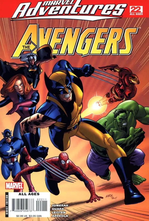 Cover of Marvel Adventures The Avengers #22