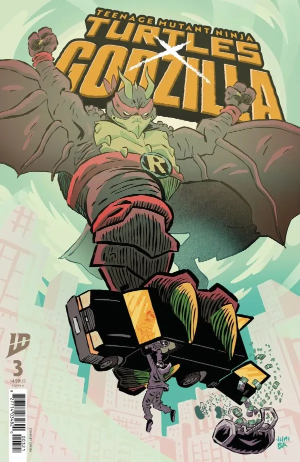 Cover of Teenage Mutant Ninja Turtles [TMNT] x Godzilla #3