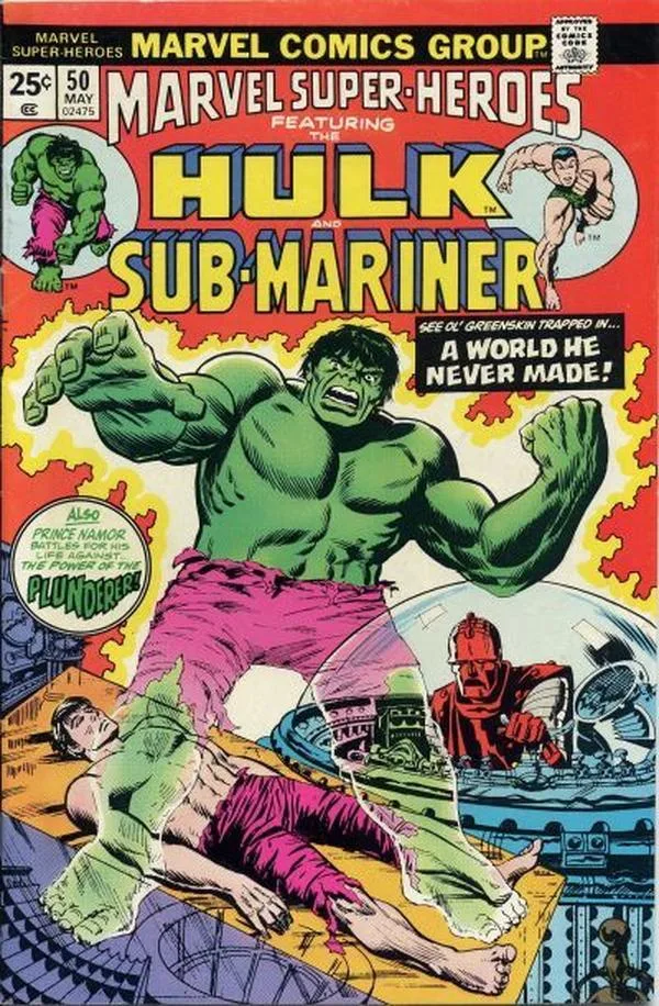 Cover of Marvel Super-Heroes #50