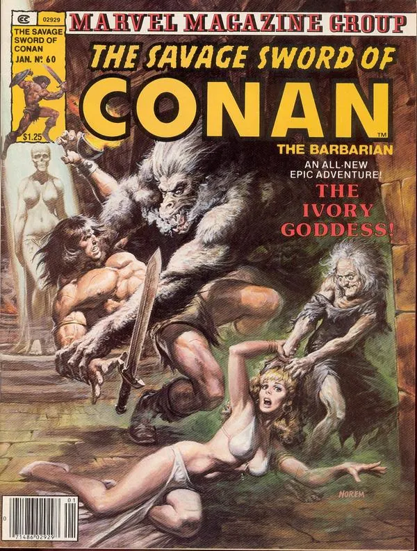 Cover of The Savage Sword of Conan #60