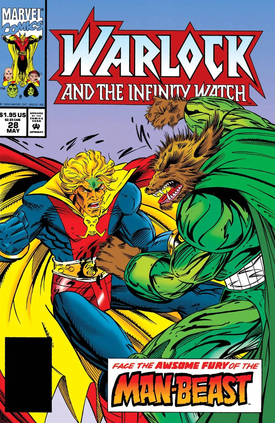 Cover of Warlock and the Infinity Watch #28