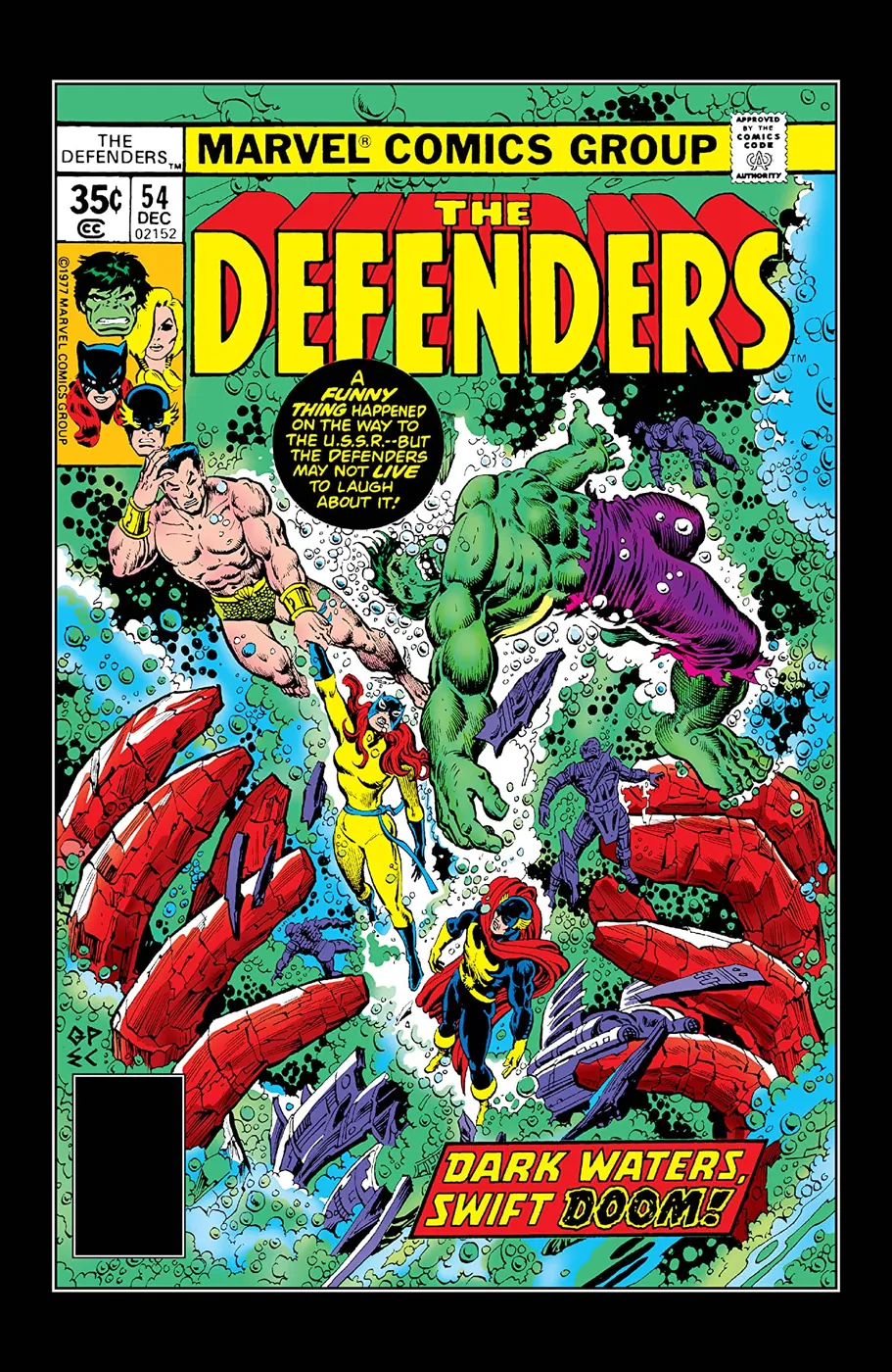 Cover of The Defenders #54