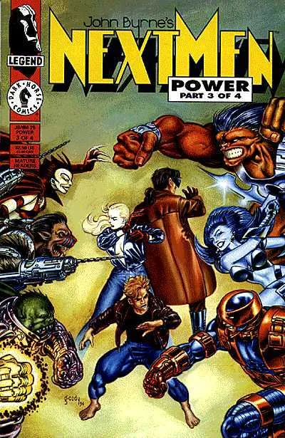 Cover of John Byrne's Next Men #25