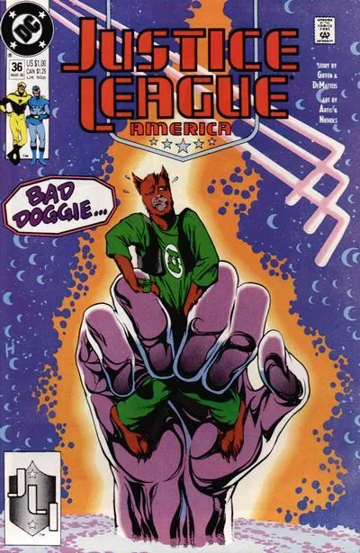 Cover of Justice League America #36