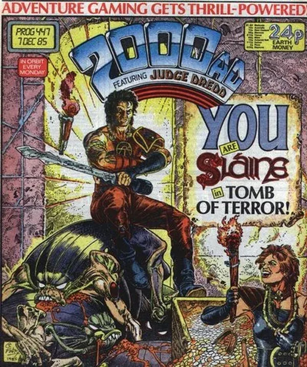 Cover of 2000 AD #447