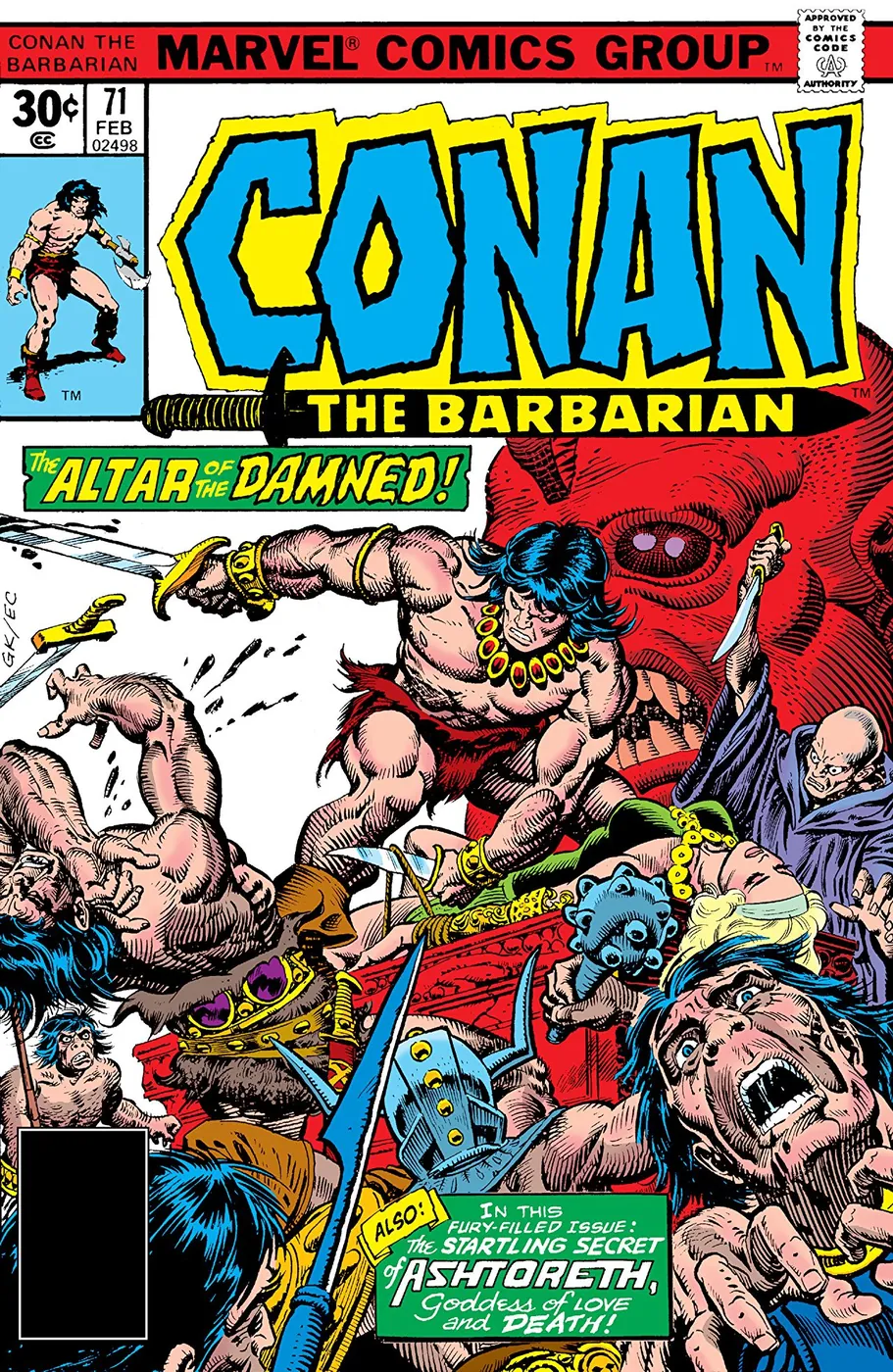 Cover of Conan the Barbarian #71
