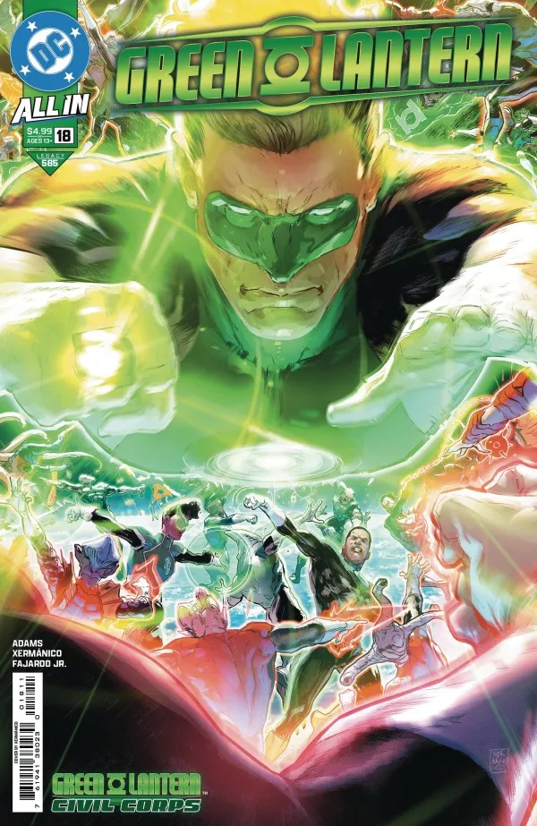 Cover of Green Lantern #18 (585)