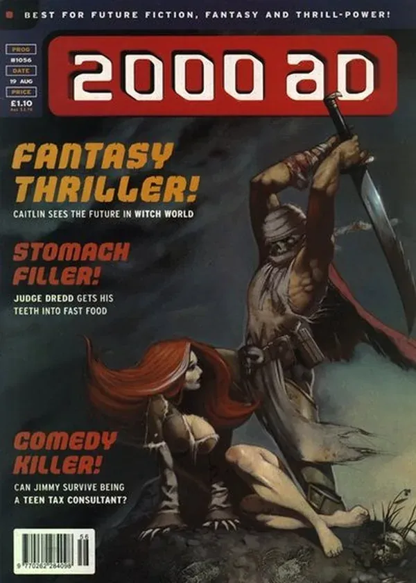 Cover of 2000 AD #1056