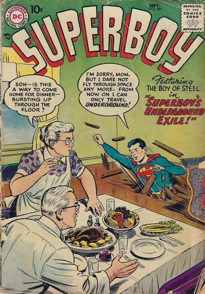 Cover of Superboy #59