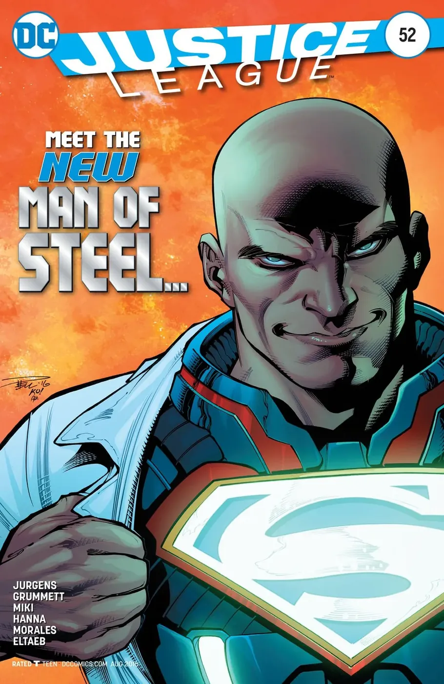 Cover of Justice League #52