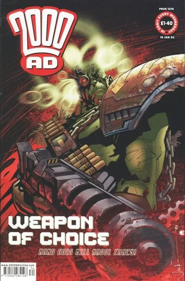 Cover of 2000 AD #1274