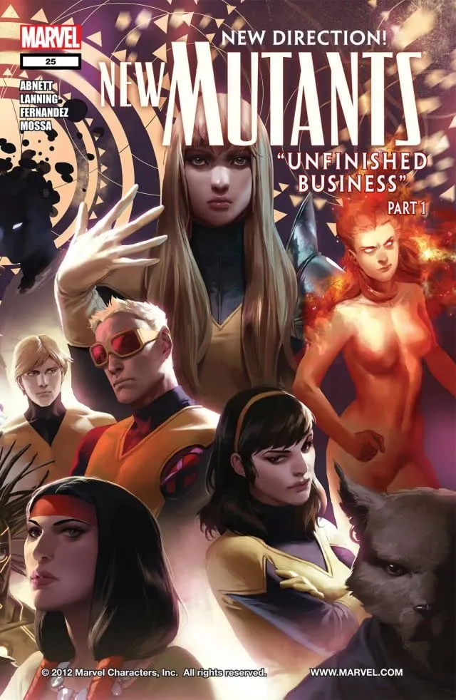 Cover of New Mutants #25