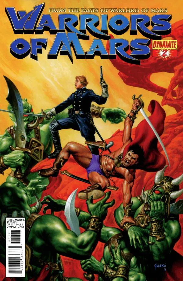 Cover of Warriors of Mars #2