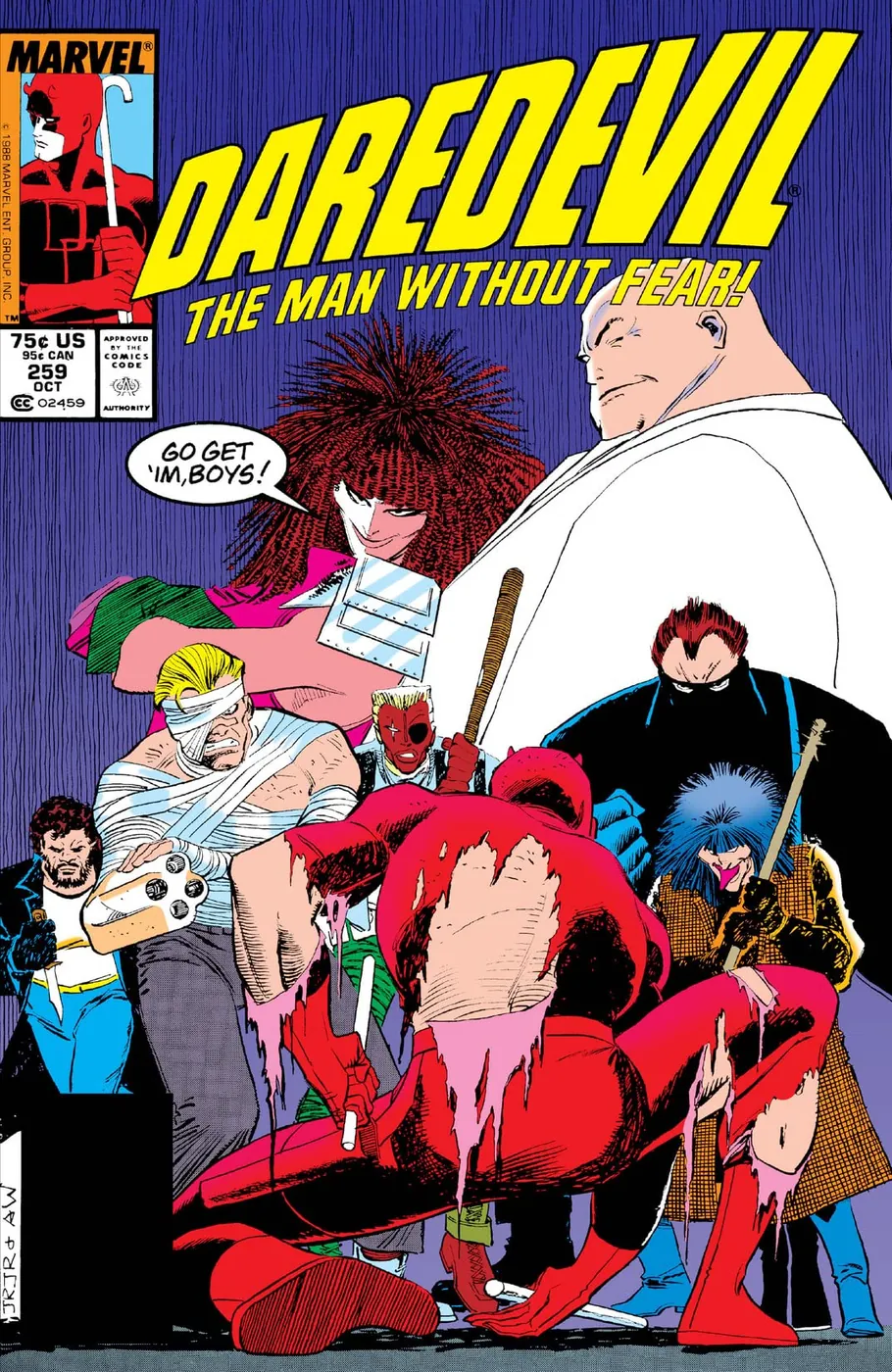 Cover of Daredevil #259