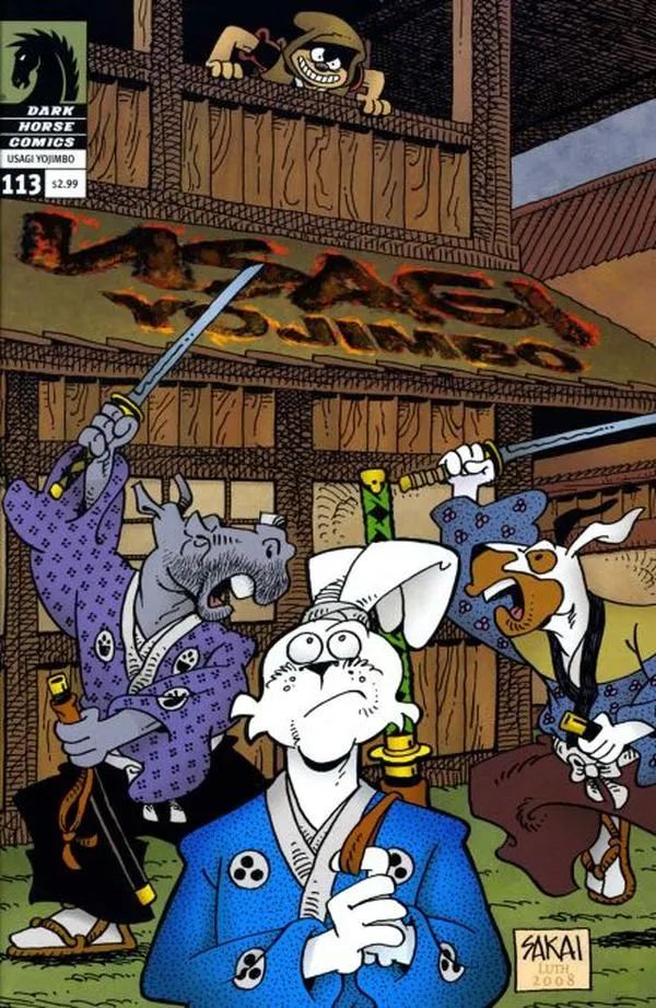 Cover of Usagi Yojimbo #113
