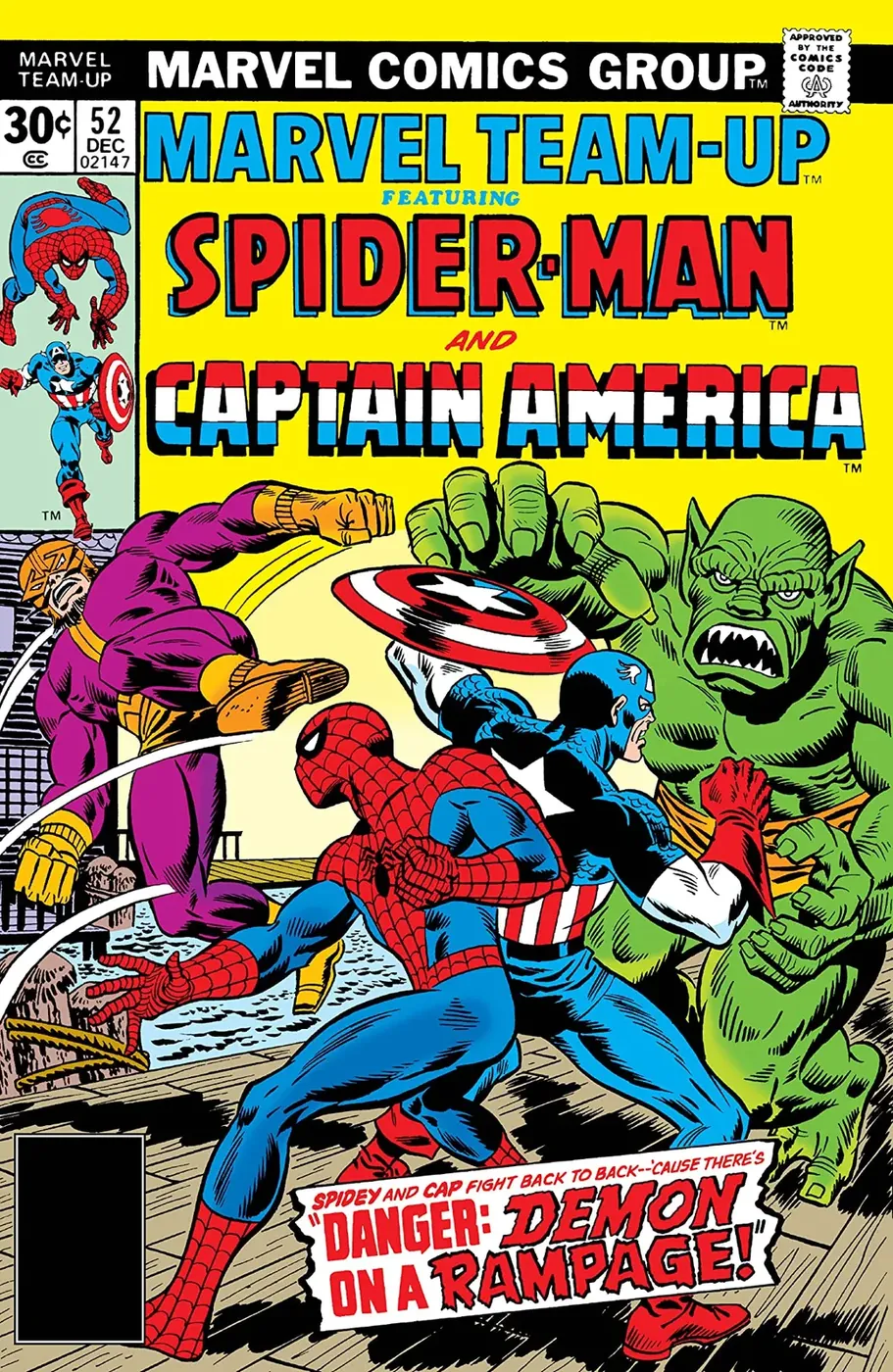 Cover of Marvel Team-Up #52