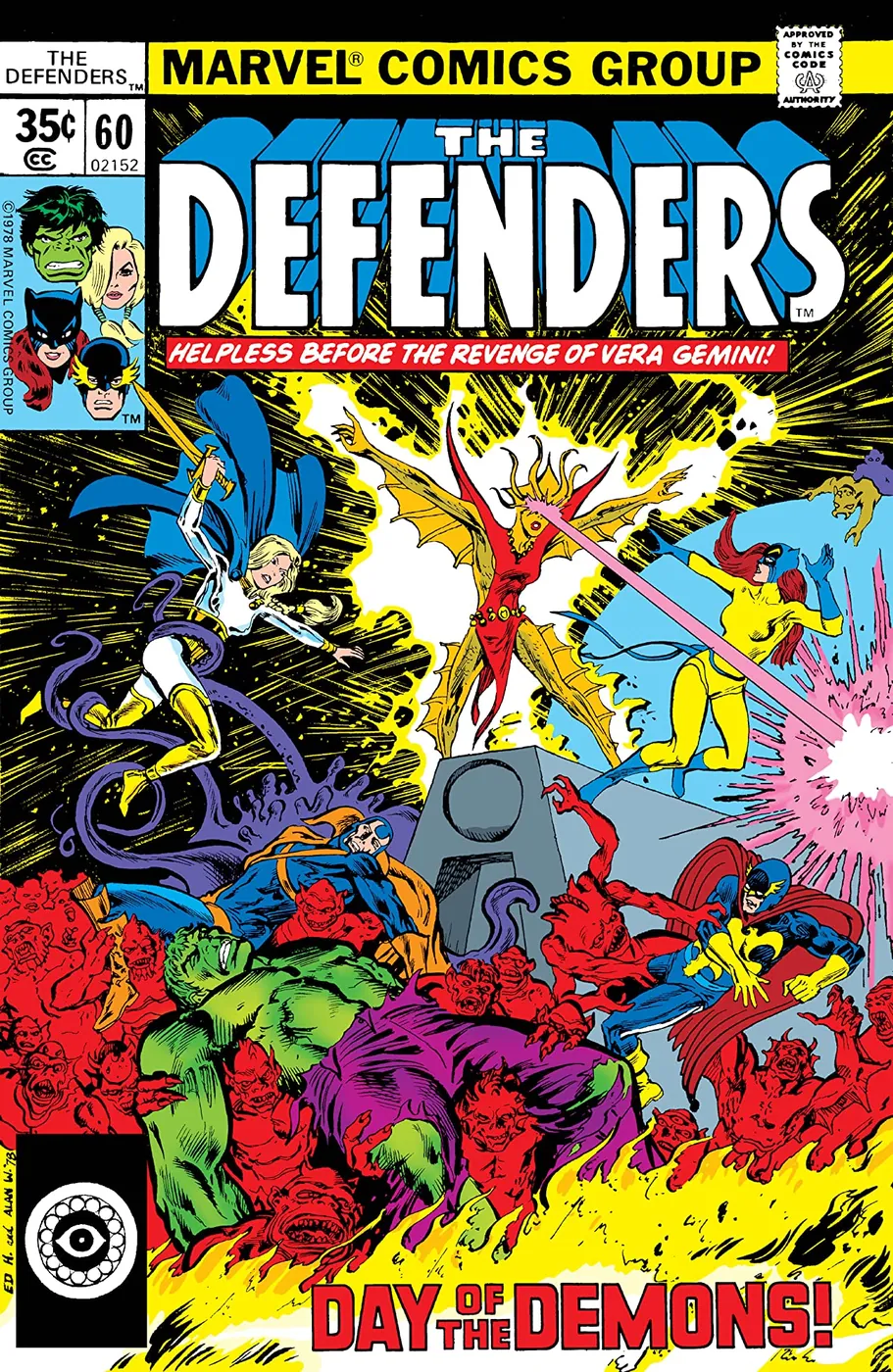 Cover of The Defenders #60