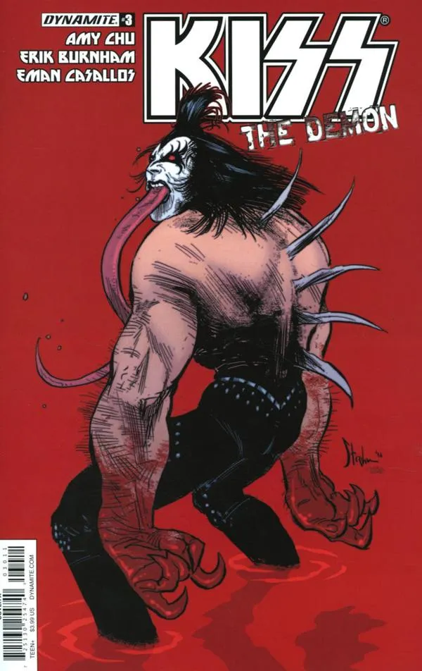 Cover of KISS: The Demon #3