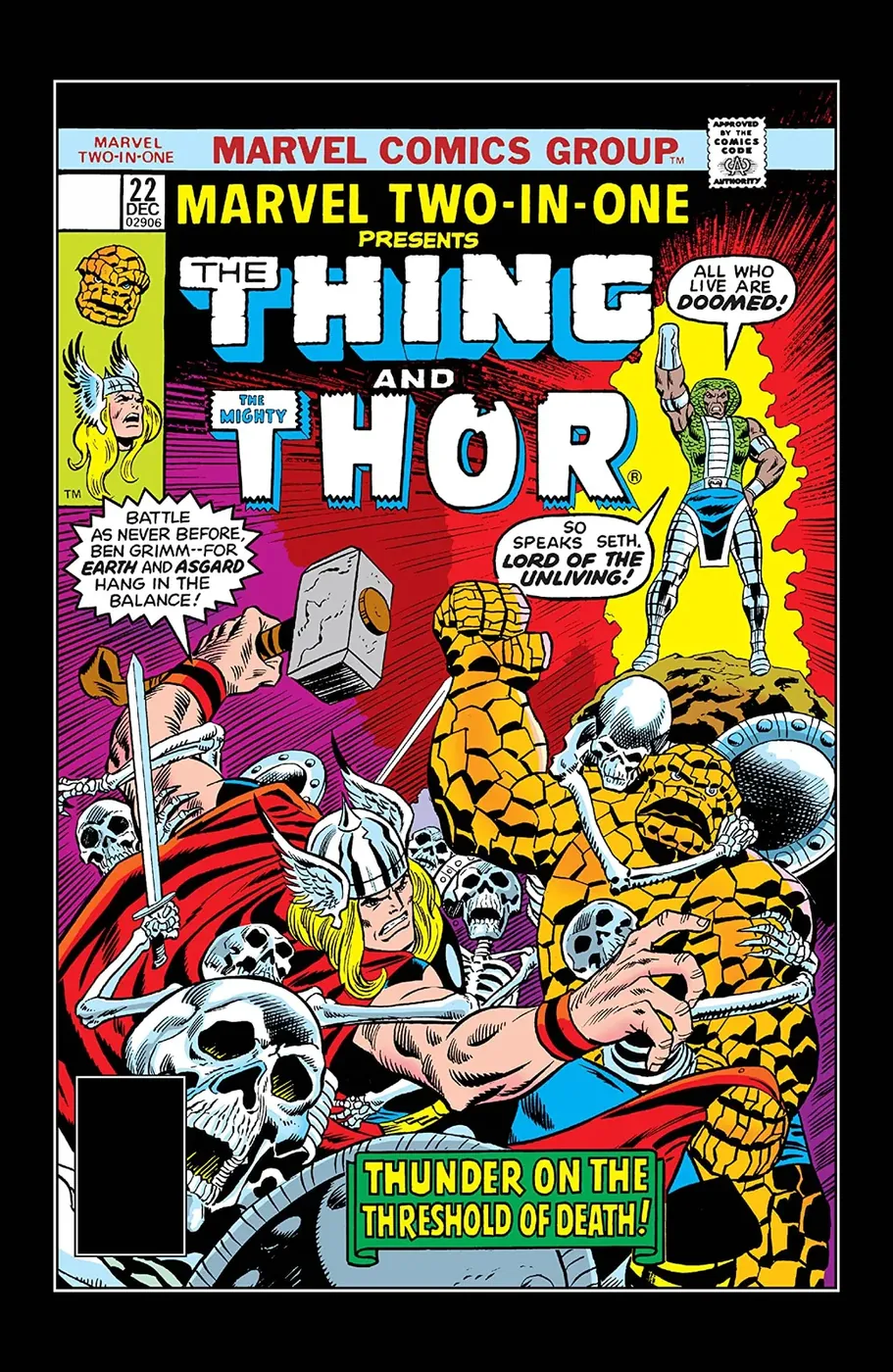 Cover of Marvel Two-in-One #22